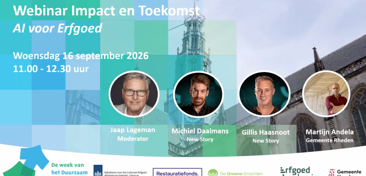 Webinar AI en erfgoed