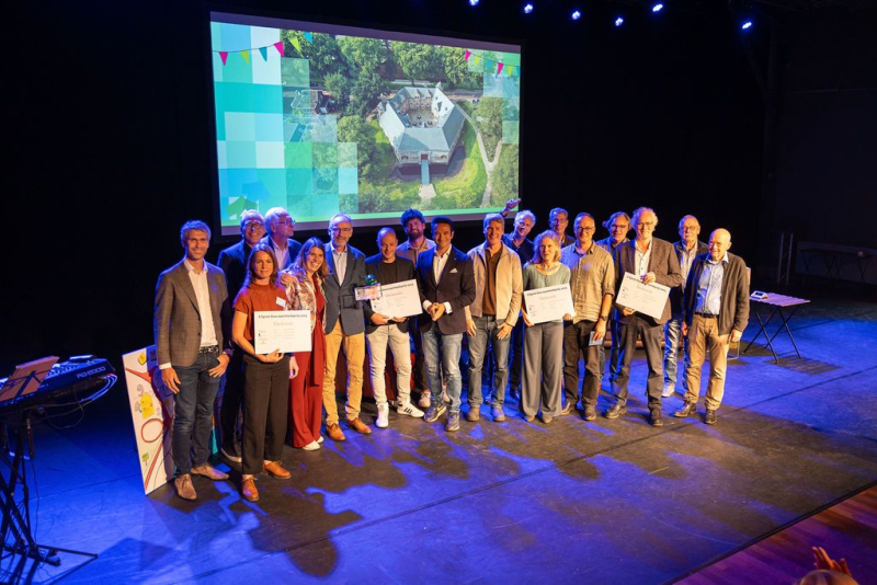 Winnaars erfgoed duurzaamheidsprijs 2025 op het podium